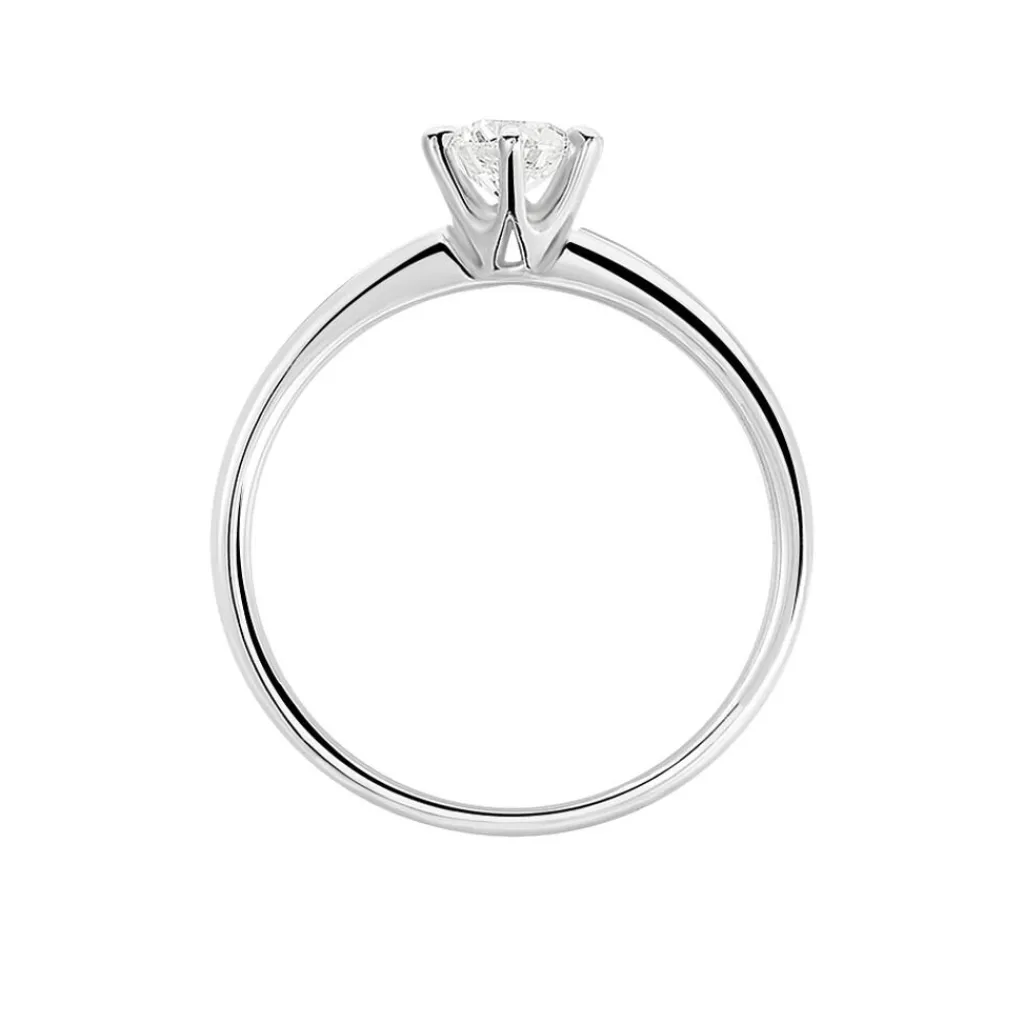 Histoire d'Or Bague Solitaire Samantha Or Blanc Diamant Sale