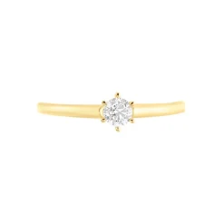 Histoire d'Or Bague Solitaire Samantha Or Jaune Diamant