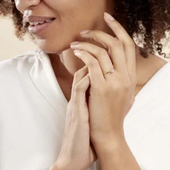 Histoire d'Or Bague Solitaire Samantha Or Jaune Diamant
