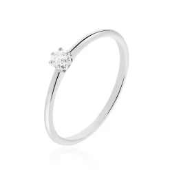 Histoire d'Or Bague Solitaire Samantha Or Blanc Diamant Clearance