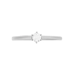 Histoire d'Or Bague Solitaire Samantha Or Blanc Diamant Sale
