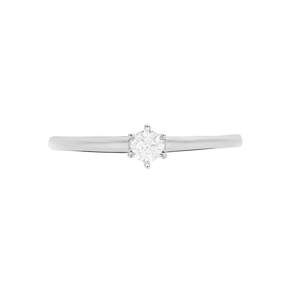 Histoire d'Or Bague Solitaire Samantha Or Blanc Diamant Discount