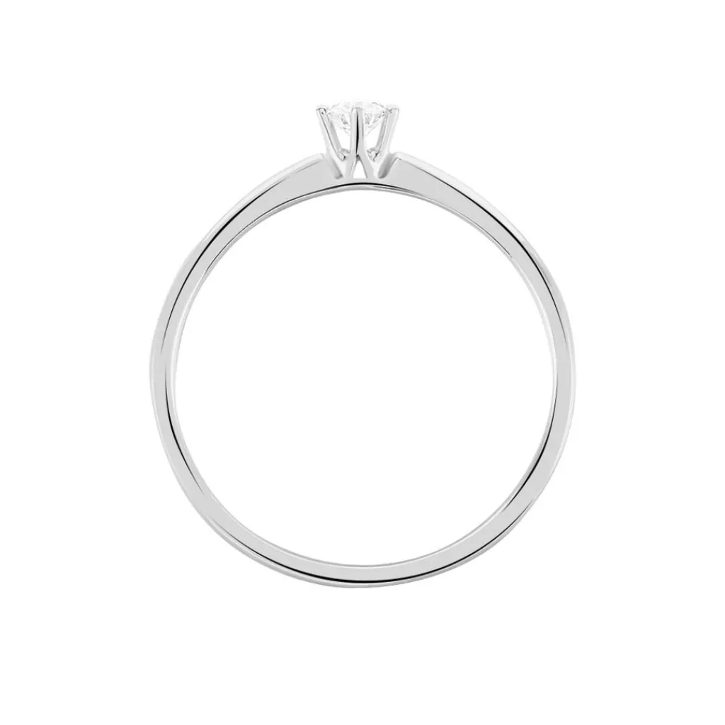 Histoire d'Or Bague Solitaire Samantha Or Blanc Diamant Discount