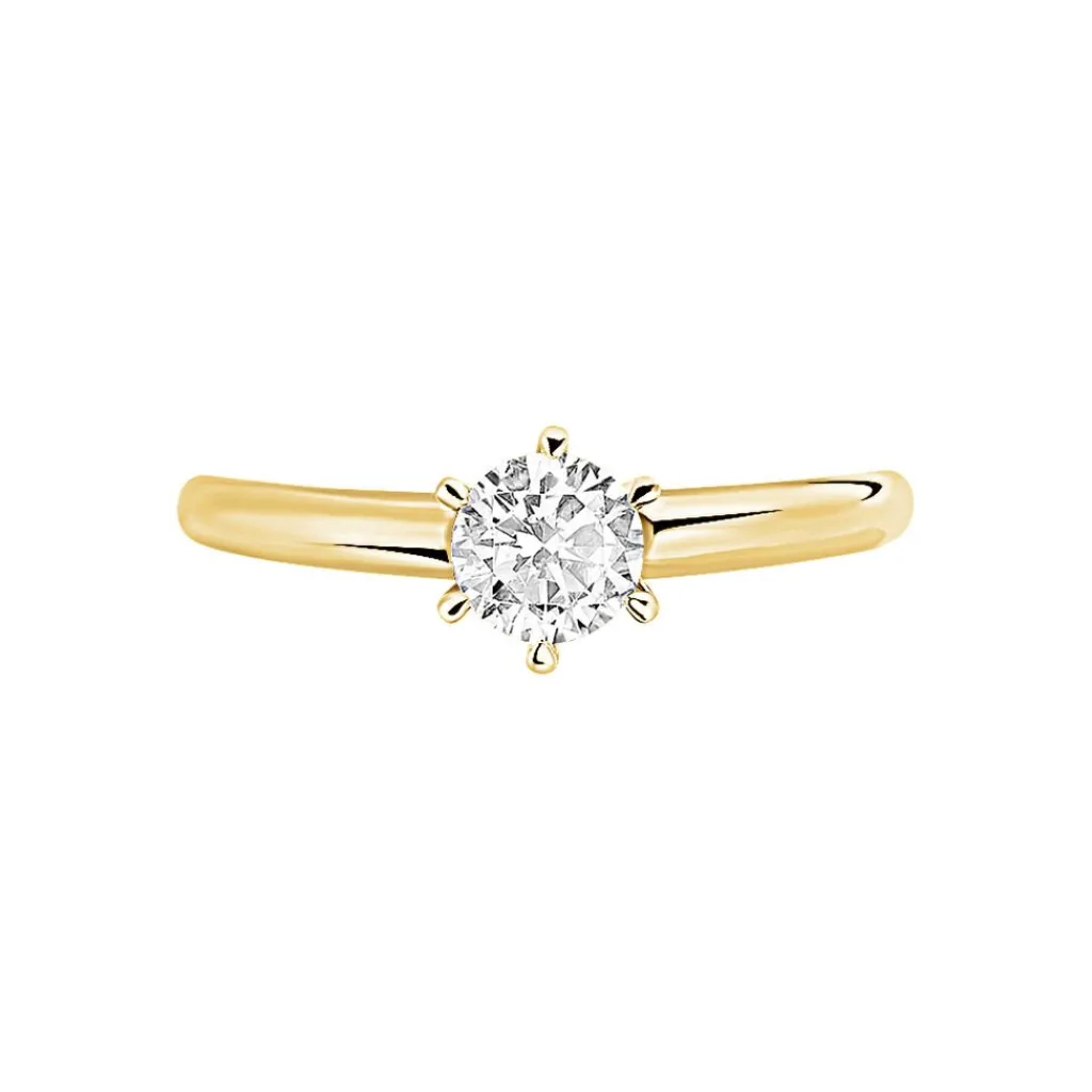 Histoire d'Or Bague Solitaire Samantha Or Jaune Diamant Outlet
