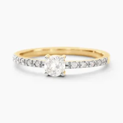 Histoire d'Or Bague Solitaire Servana De Zirconium or jaune oxyde Outlet