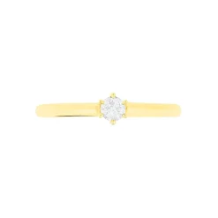 Histoire d'Or Bague Solitaire Shannel Or Jaune Diamant Discount