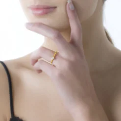 Histoire d'Or Bague Solitaire Shannel Or Jaune Diamant Discount