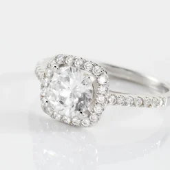 Histoire d'Or Bague Solitaire Soa Argent Blanc Oxyde De Zirconium