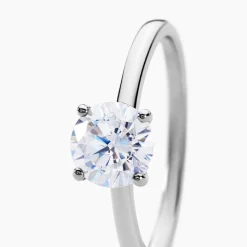 Histoire d'Or Bague Solitaire Stella Argent Blanc Oxyde De Zirconium Discount