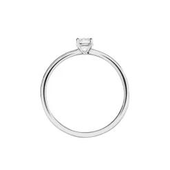 Histoire d'Or Bague Solitaire Stella Argent Blanc Oxyde De Zirconium Discount