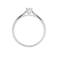Histoire d'Or Bague Solitaire Symphonie Or Blanc Diamant Outlet