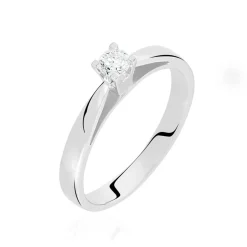 Histoire d'Or Bague Solitaire Tahyna Or Blanc Diamant Best
