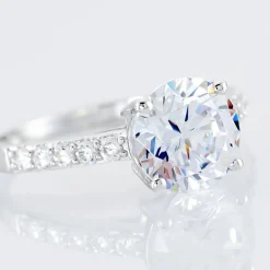 Histoire d'Or Bague Solitaire Terese De Zirconium or blanc oxyde Outlet