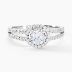 Histoire d'Or Bague Solitaire Titemae Argent Blanc Oxyde De Zirconium Online