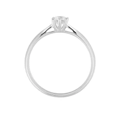 Histoire d'Or Bague Solitaire Veronika Or Blanc Diamant Discount