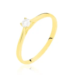 Histoire d'Or Bague Solitaire Victoria Or Jaune Diamant Online