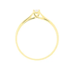 Histoire d'Or Bague Solitaire Victoria Or Jaune Diamant Online