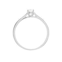 Histoire d'Or Bague Solitaire Victoria Platine Blanc Diamant Clearance