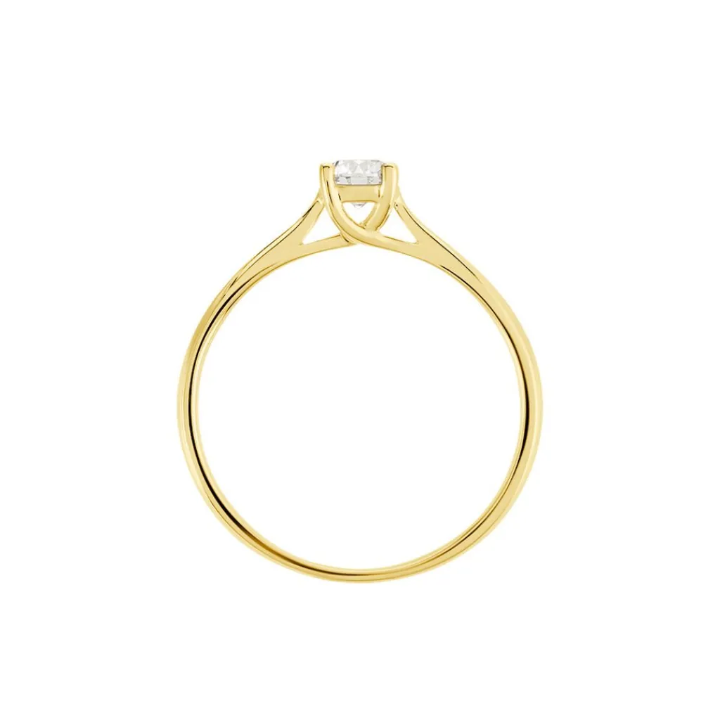 Histoire d'Or Bague Solitaire Victoria Or Jaune Diamant Outlet