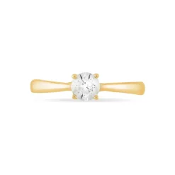 Histoire d'Or Bague Solitaire Victoria Or Jaune Diamant Sale