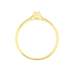 Histoire d'Or Bague Solitaire Victoria Or Jaune Diamant Hot