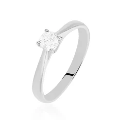 Histoire d'Or Bague Solitaire Victoria Or Blanc Diamant Sale