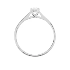 Histoire d'Or Bague Solitaire Victoria Or Blanc Diamant Sale