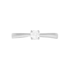 Histoire d'Or Bague Solitaire Victoria or blanc diamant Online