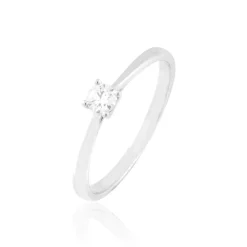 Histoire d'Or Bague Solitaire Victoria Or Blanc Diamant Sale