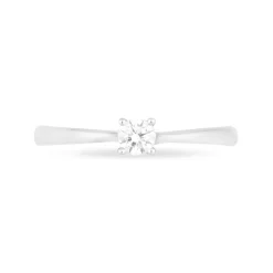 Histoire d'Or Bague Solitaire Victoria Or Blanc Diamant Sale