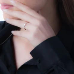 Histoire d'Or Bague Solitaire Victoria Or Blanc Diamant Sale