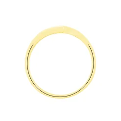 Histoire d'Or Bague Solitaire Vinca or jaune diamant New