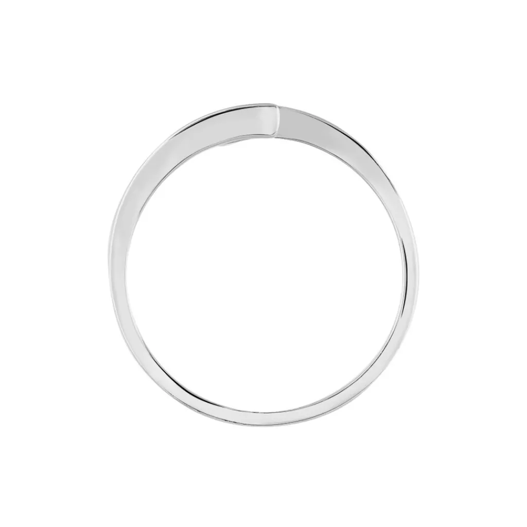 Histoire d'Or Bague Solitaire Vinca or blanc diamant Outlet