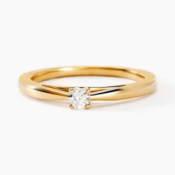 Histoire d'Or Bague Soltaire Iris or jaune diamant Outlet