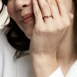 Histoire d'Or Bague Soltaire Iris or jaune diamant Outlet