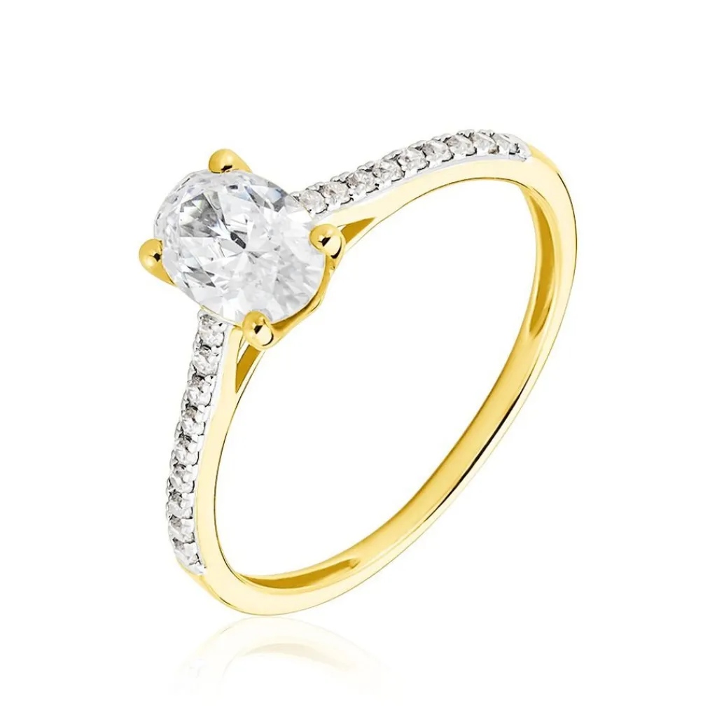 Histoire d'Or Bague Sorley Or Jaune Oxyde De Zirconium Sale