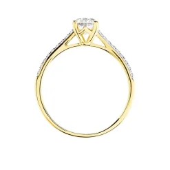 Histoire d'Or Bague Sorley Or Jaune Oxyde De Zirconium Sale