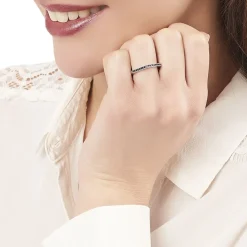 Histoire d'Or Bague Souhyla Argent Blanc Oxyde De Zirconium Sale