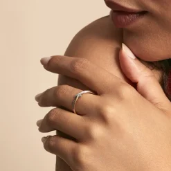 Histoire d'Or Bague Soukayna Or Bicolore Diamant