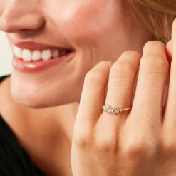 Histoire d'Or Bague Sparkle Or Jaune Oxyde De Zirconium Clearance