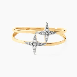 Histoire d'Or Bague Starlight Or Jaune Diamant Discount