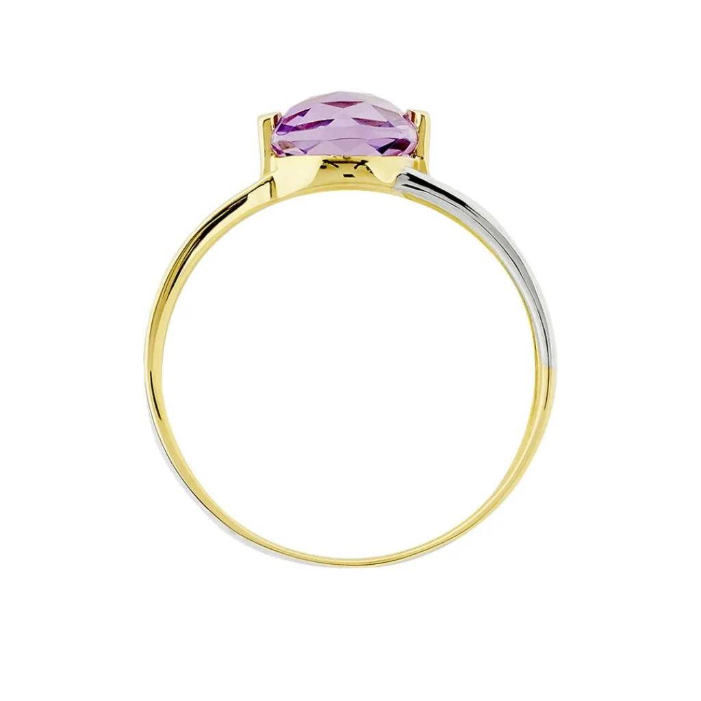 Histoire d'Or Bague Suzana Or Bicolore Amethyste Sale