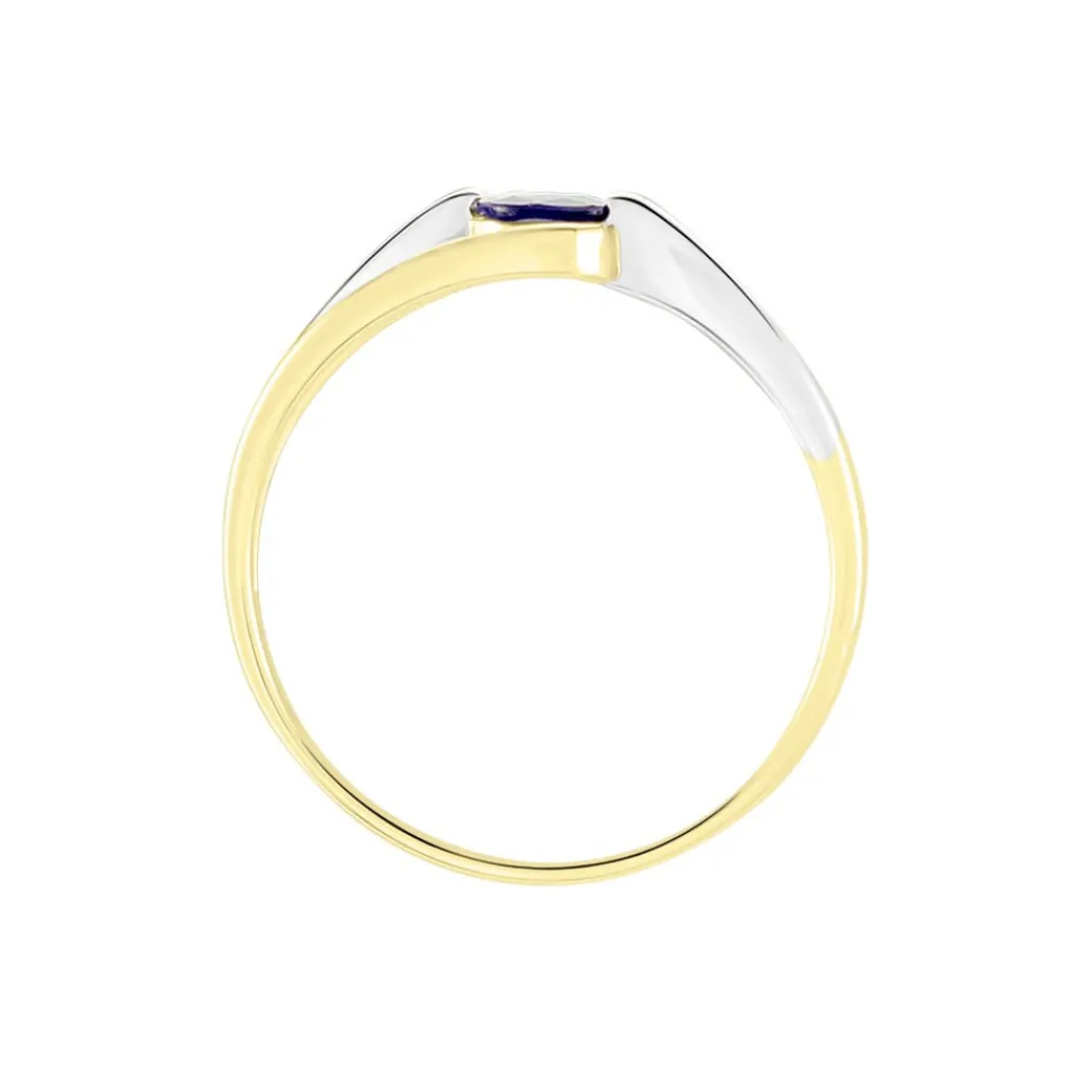 Histoire d'Or Bague Sylvene Or Bicolore Saphir Clearance