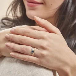 Histoire d'Or Bague Taila Or Jaune Saphir Hot