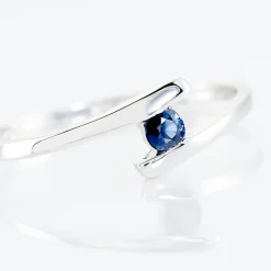 Histoire d'Or Bague Tamyra Or Blanc Saphir Online