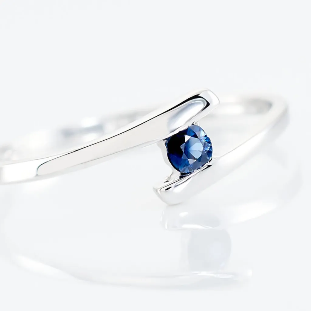 Histoire d'Or Bague Tamyra Or Blanc Saphir Online
