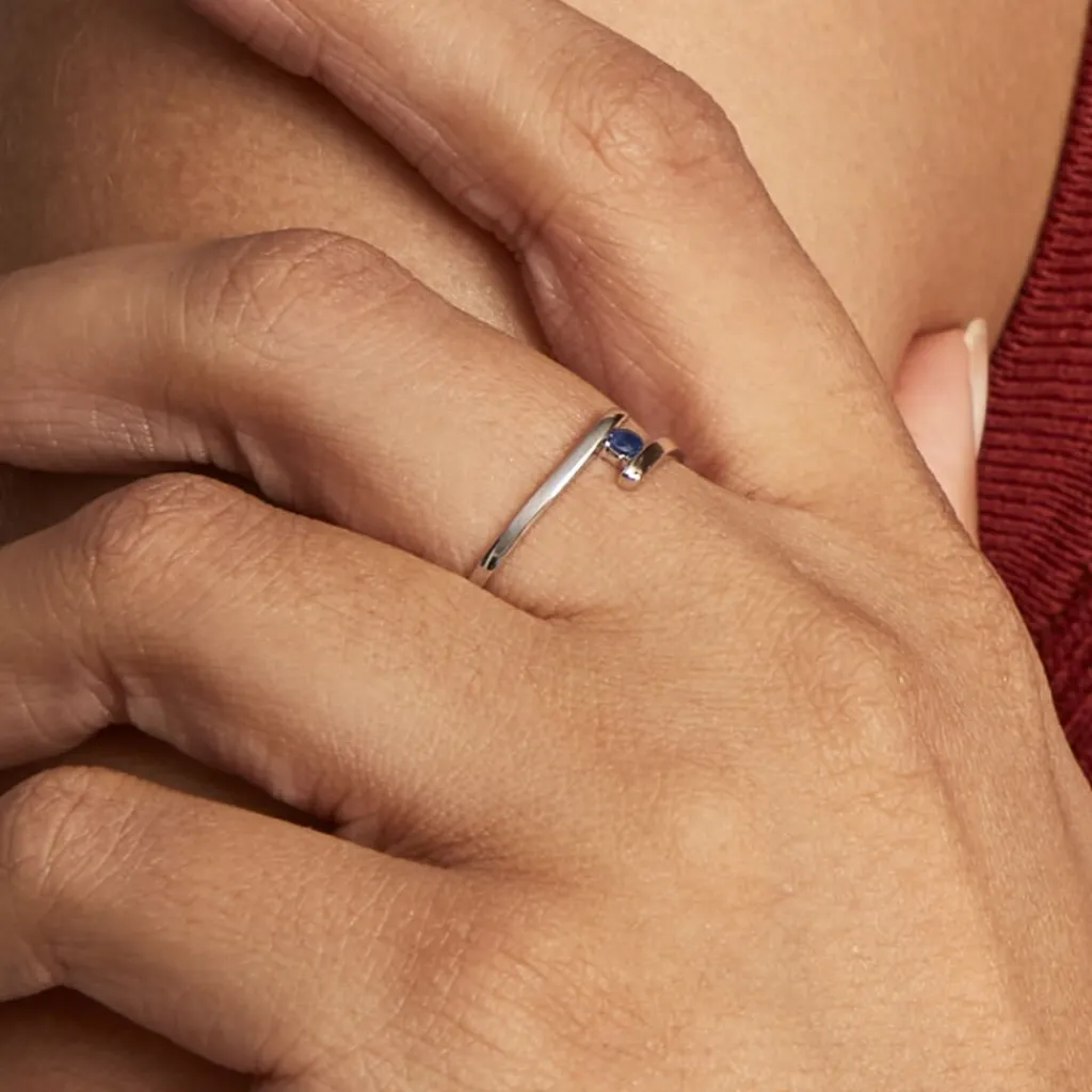 Histoire d'Or Bague Tamyra Or Blanc Saphir Online