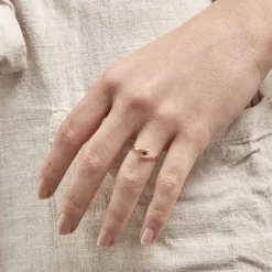 Histoire d'Or Bague Tamyra Serti Couteau Or Jaune Saphir Hot