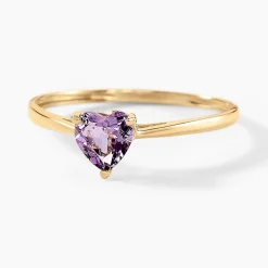 Histoire d'Or Bague Tender Love Or Jaune Améthyste Outlet