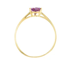 Histoire d'Or Bague Tender Love Or Jaune Améthyste Outlet